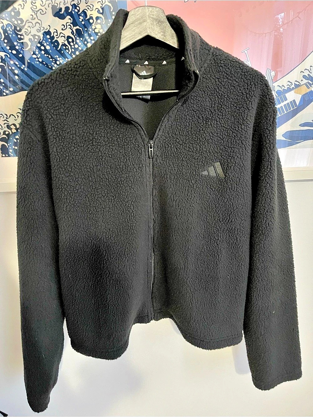adidas Women’s Black Fleece Jacket XL